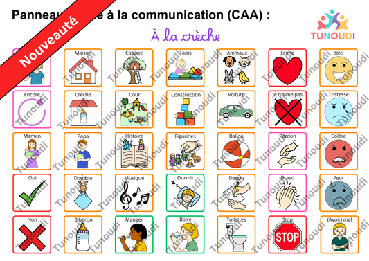 Panneau de communication – La crèche