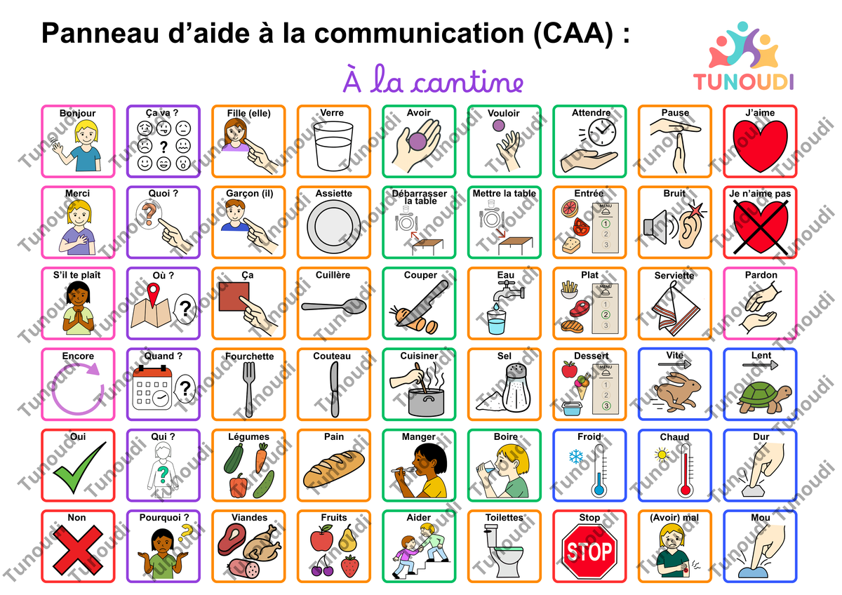 Panneau de communication – La cantine