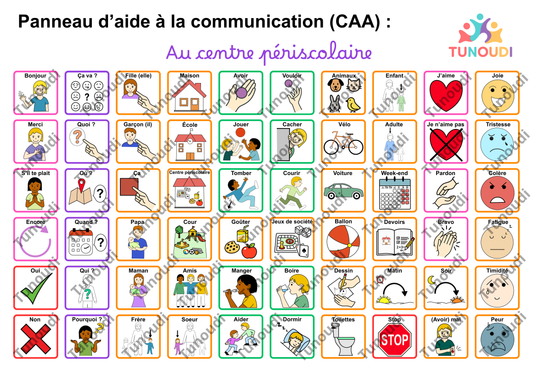 Panneau de communication - Le centre périscolaire
