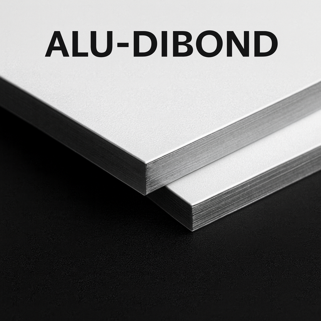 Support Alu-Dibond utilisé pour les panneaux CAA et Tableaux de Langage Assisté TUNOUDI